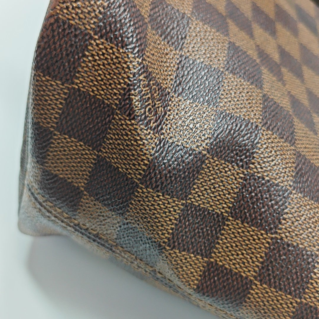 NEVERFULL MM Damier Ebene Coated Canvas Brown