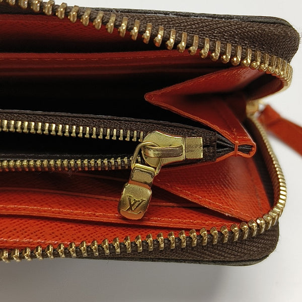 CLÉMENCE Monogram Coated Canvas Brown Wallet