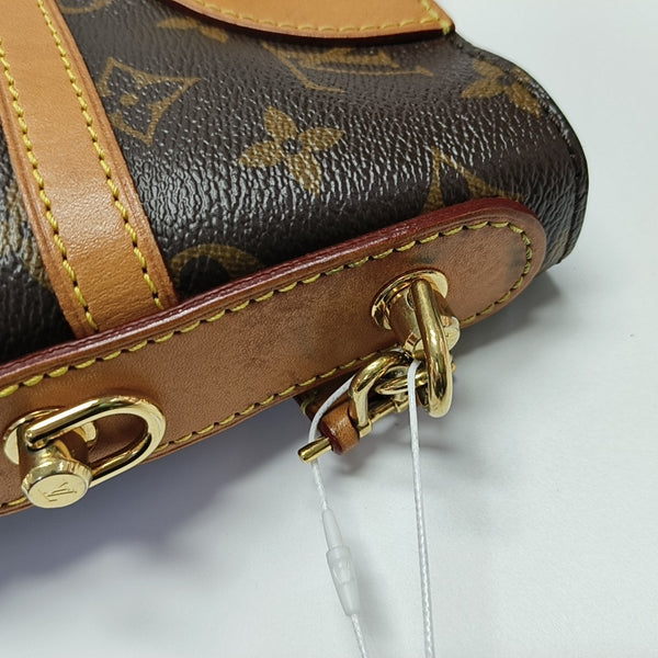 DUFFLE Monogram Coated Canvas Brown