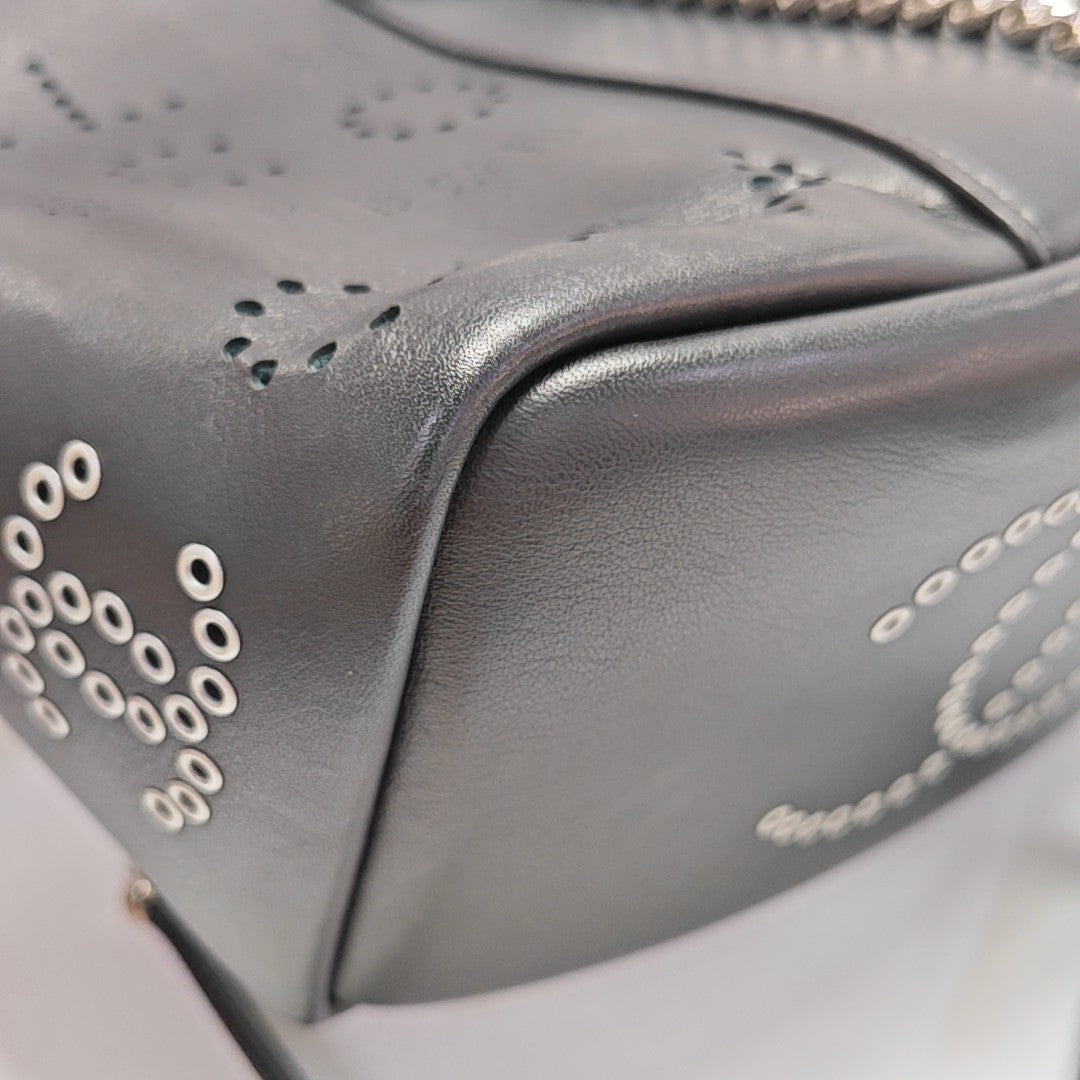 Lambskin Bucket Bag Black