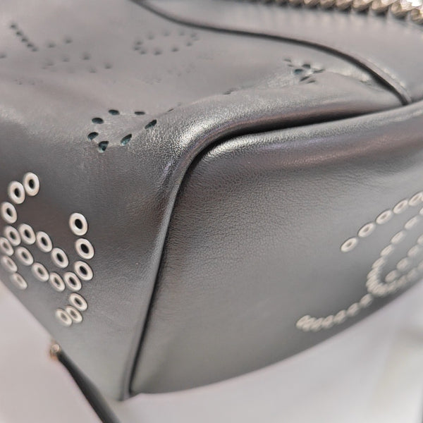 Lambskin Bucket Bag Black