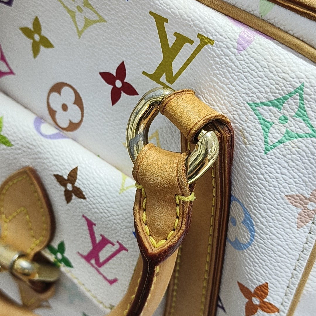 LV × TM PRISCILLA Monogram Coated Canvas White