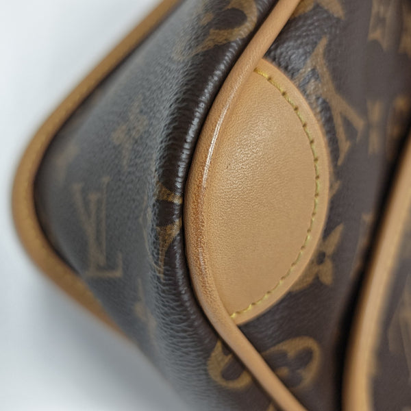 DIANE Monogram Coated Canvas Brown
