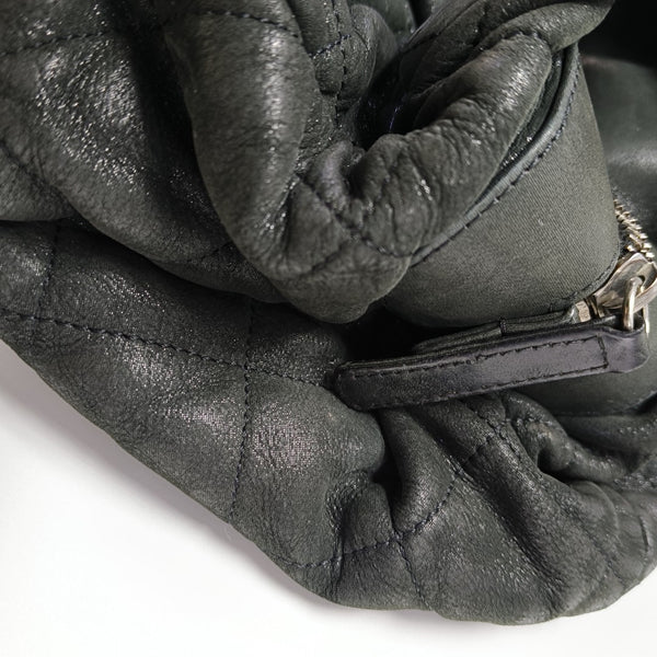 IRIDESCENT Quilted Calfskin Gray