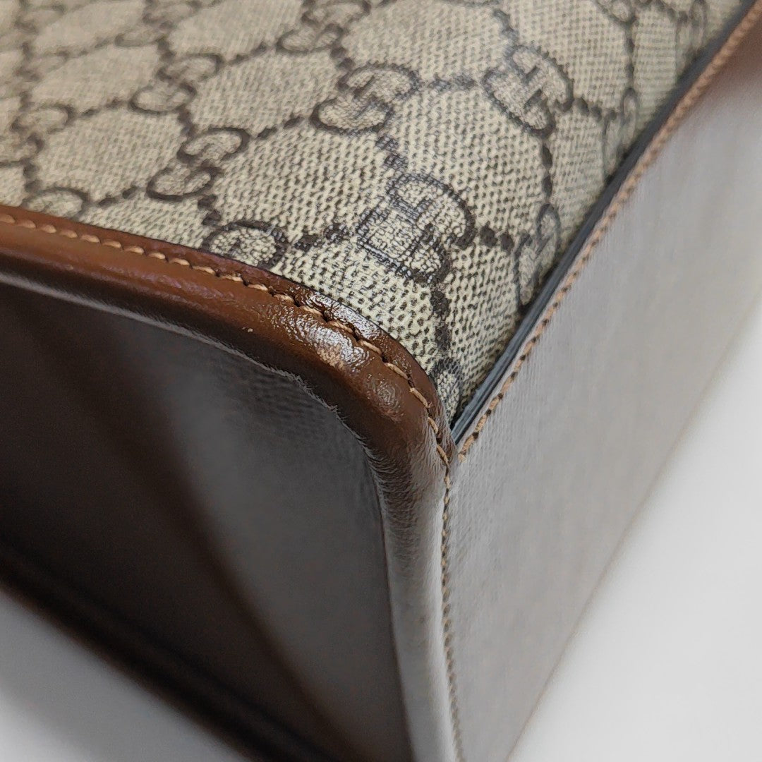 Retro Small Monogram Coated Canvas Brown