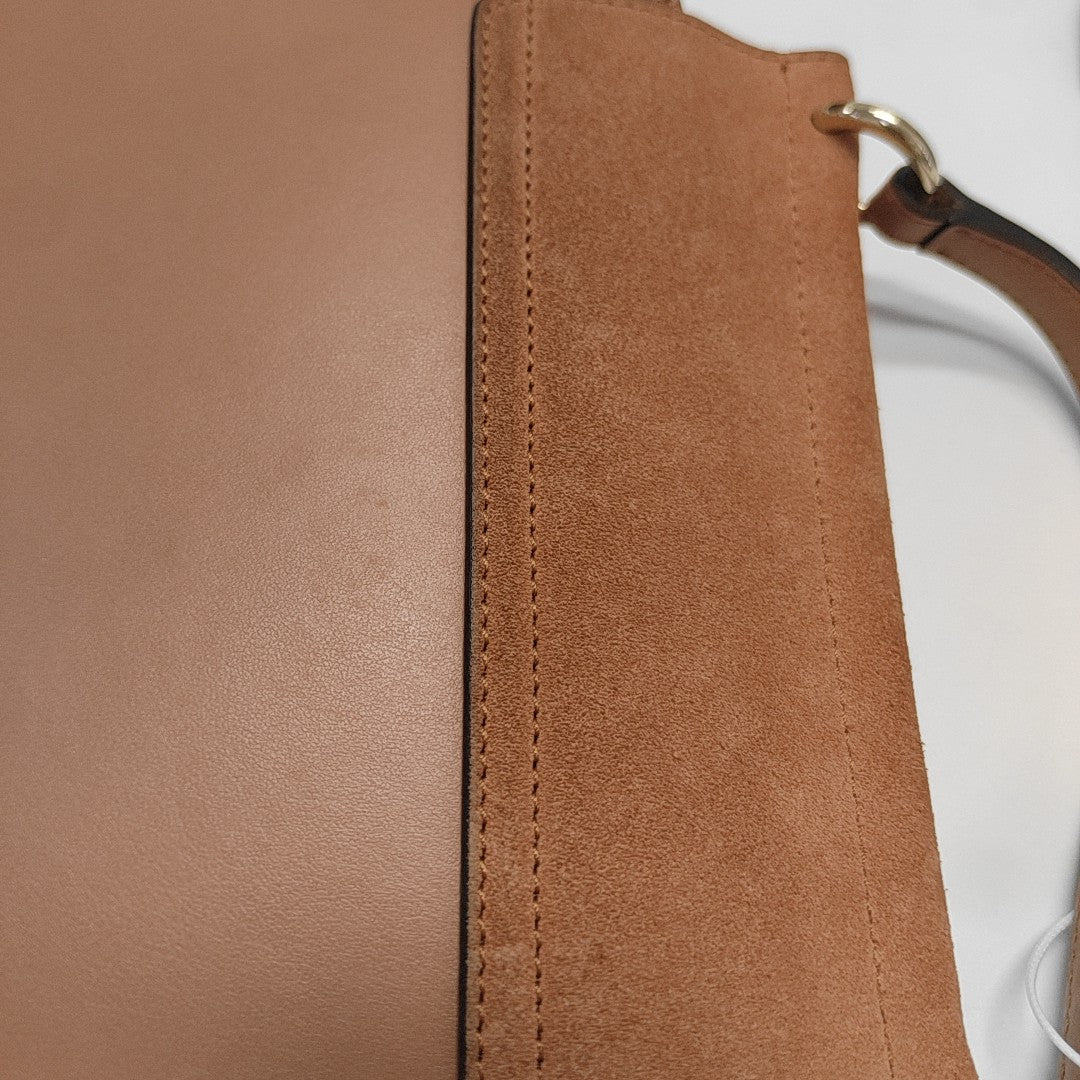 Faye Small Calfskin Brown
