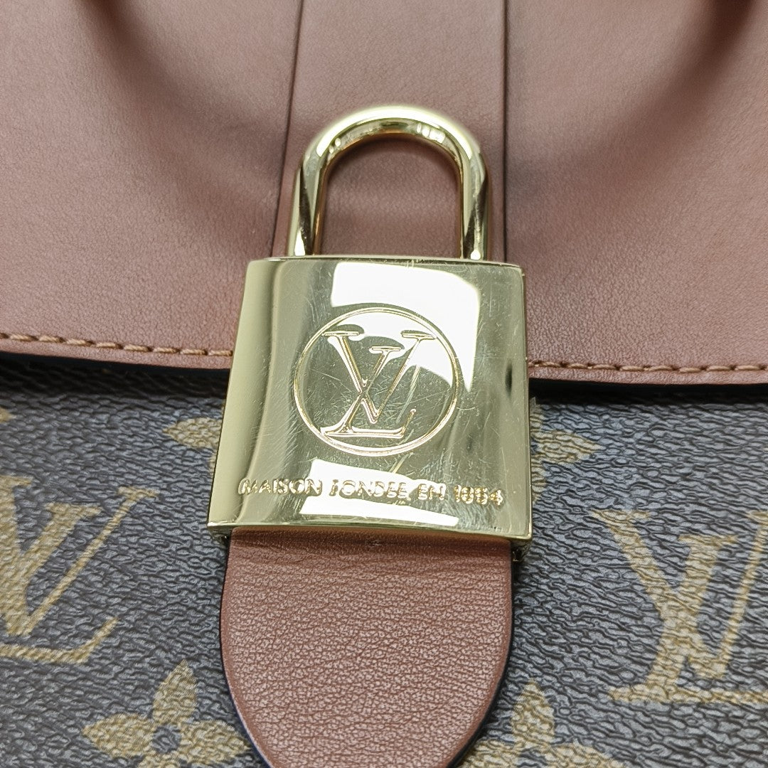 LOCKY BB Monogram Coated Canvas Brown