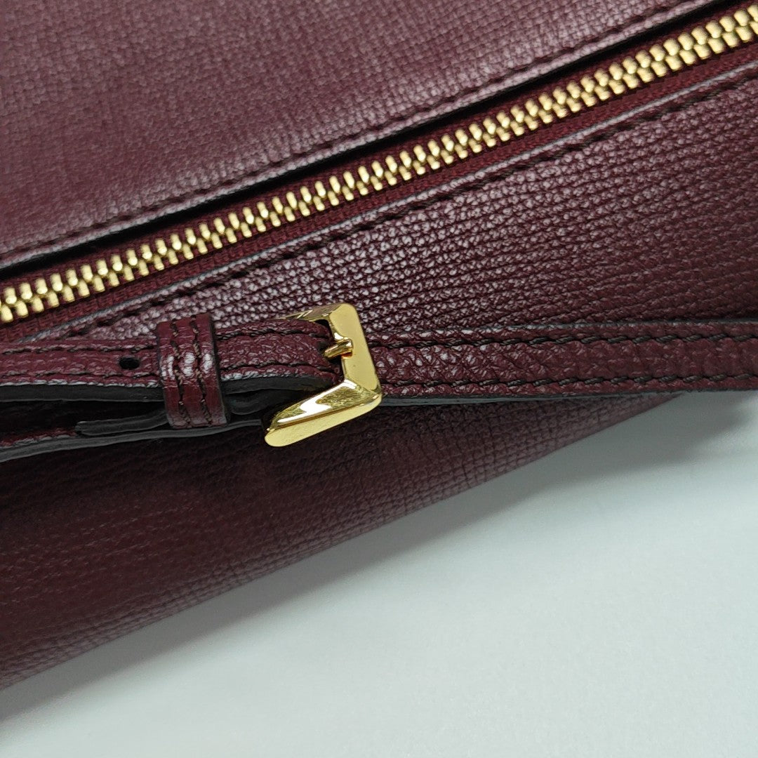 Macken Small Calfskin Red