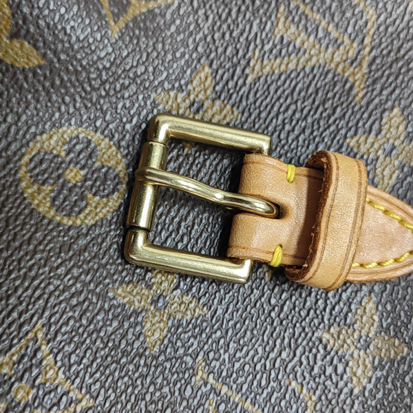 MONTSOURIS MM Monogram Coated Canvas Brown