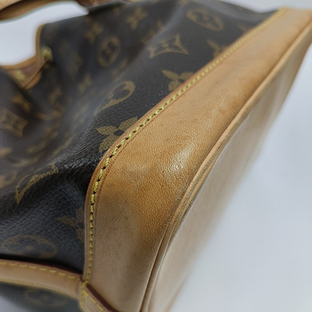 NOÉ BB Monogram Coated Canvas Brown