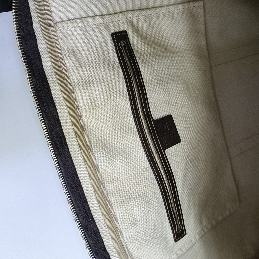 Duffle Monogram Coated Canvas Beige