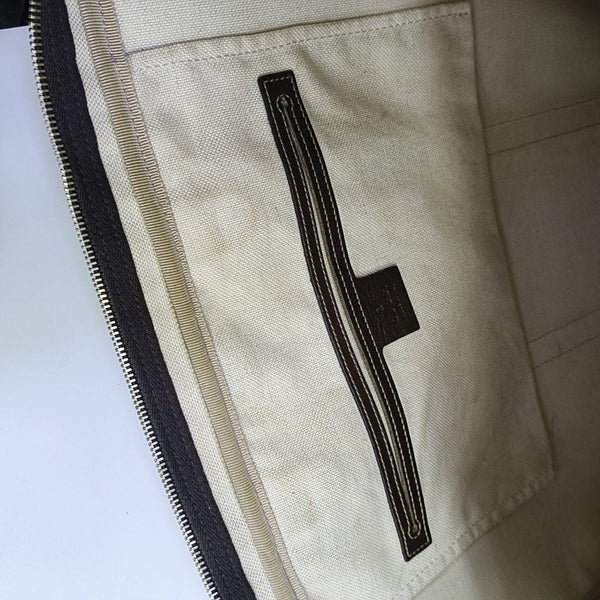 Duffle Monogram Coated Canvas Beige