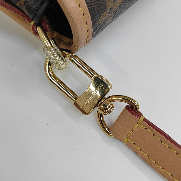 DIANE Monogram Coated Canvas Brown