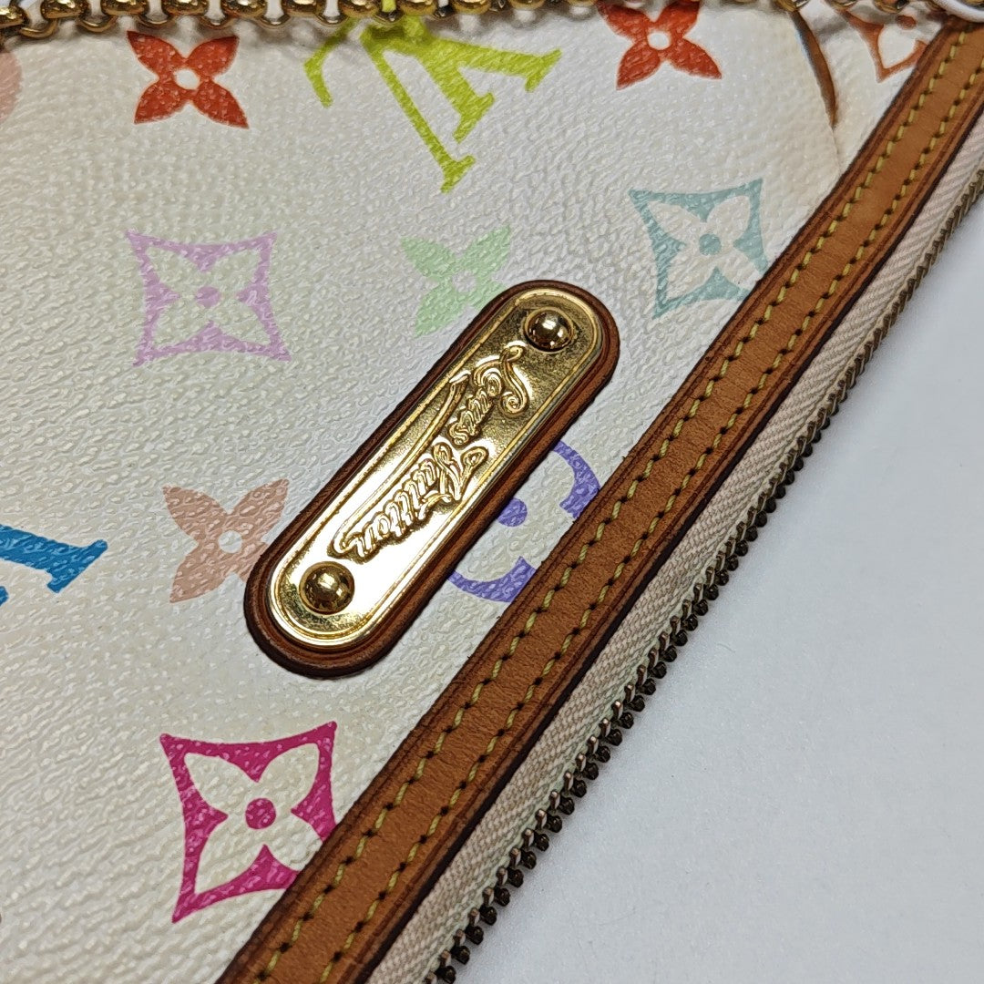 LV × TM VINTAGE MILLA Monogram Coated Canvas White