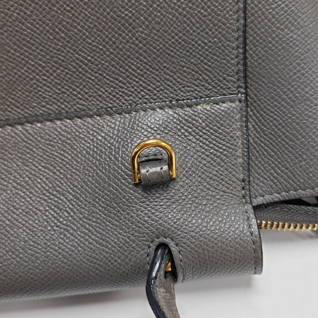 BELT Nano Calfskin Gray