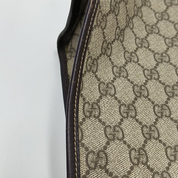 Monogram Coated Canvas Tote Bag Black