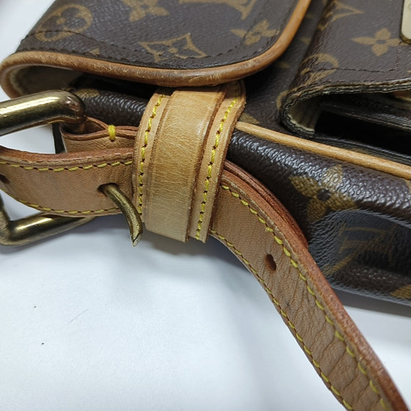 HUDSON PM Monogram Coated Canvas Brown