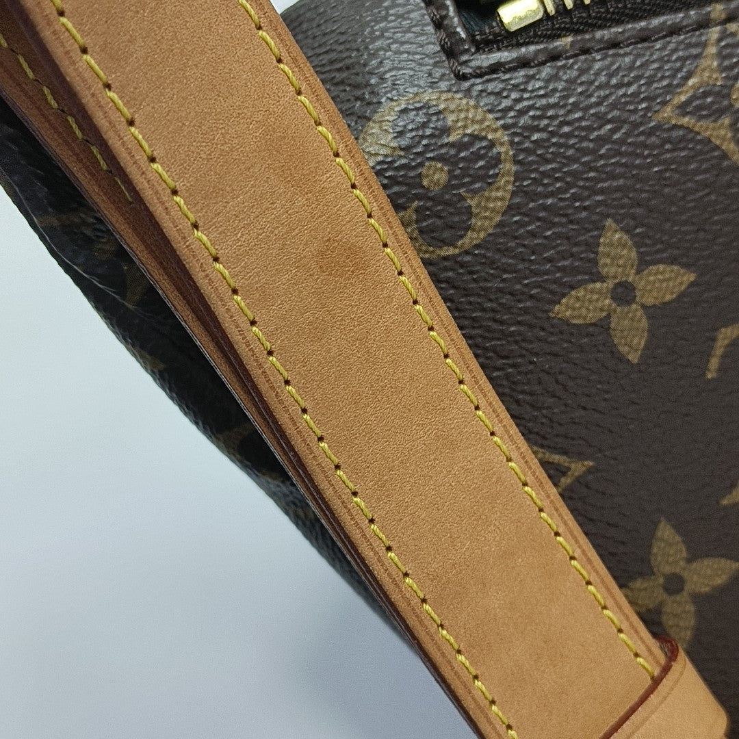 BUMBAG Monogram Coated Canvas Brown