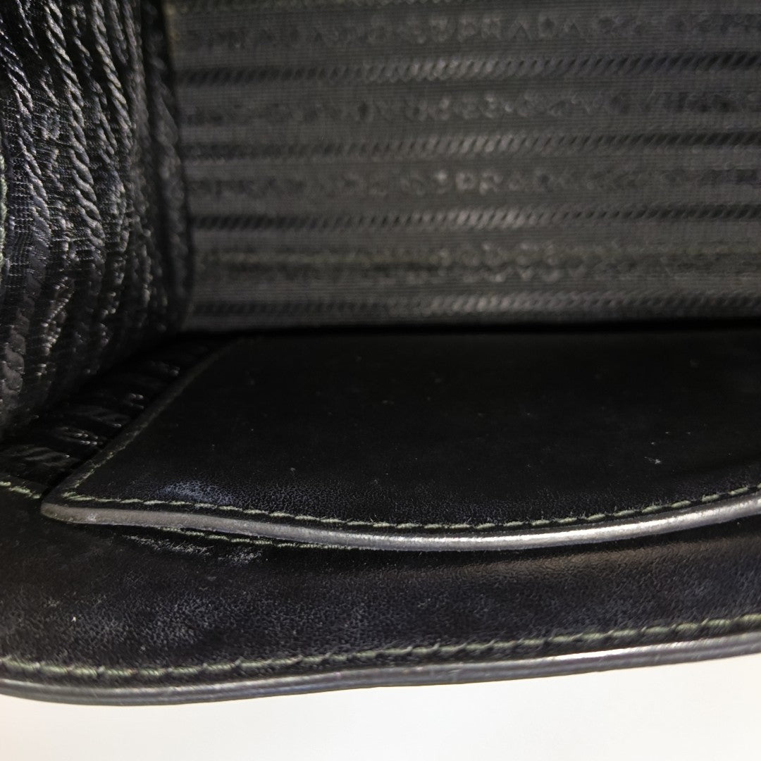 Monochrome Saffiano Calfskin Black