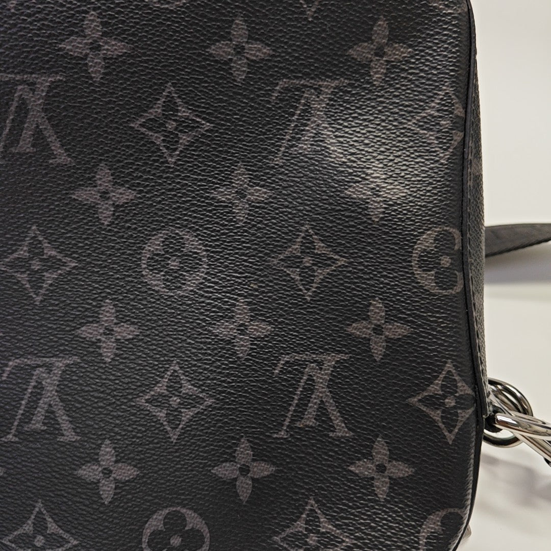 TRIO Monogram Coated Canvas Gray
