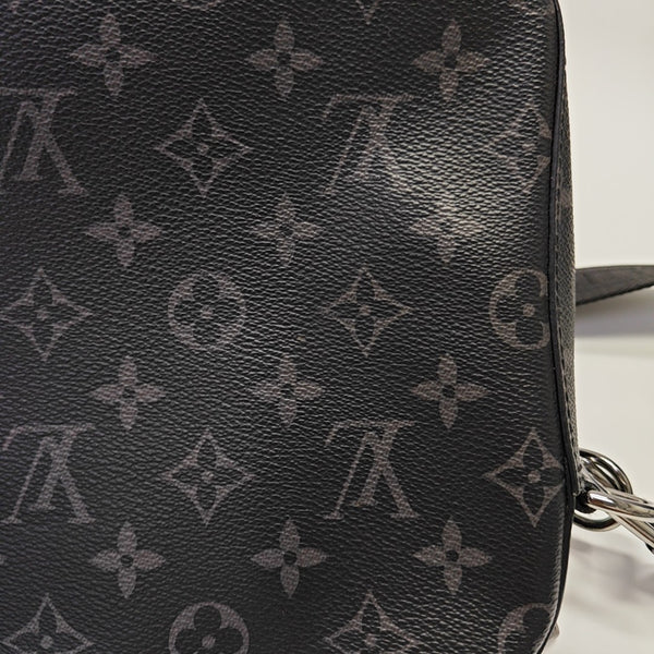 TRIO Monogram Coated Canvas Gray