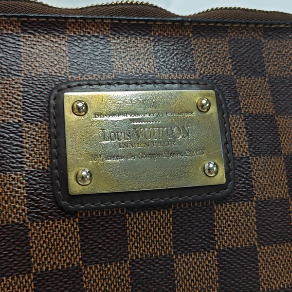 EVA Damier Ebene Coated Canvas Brown