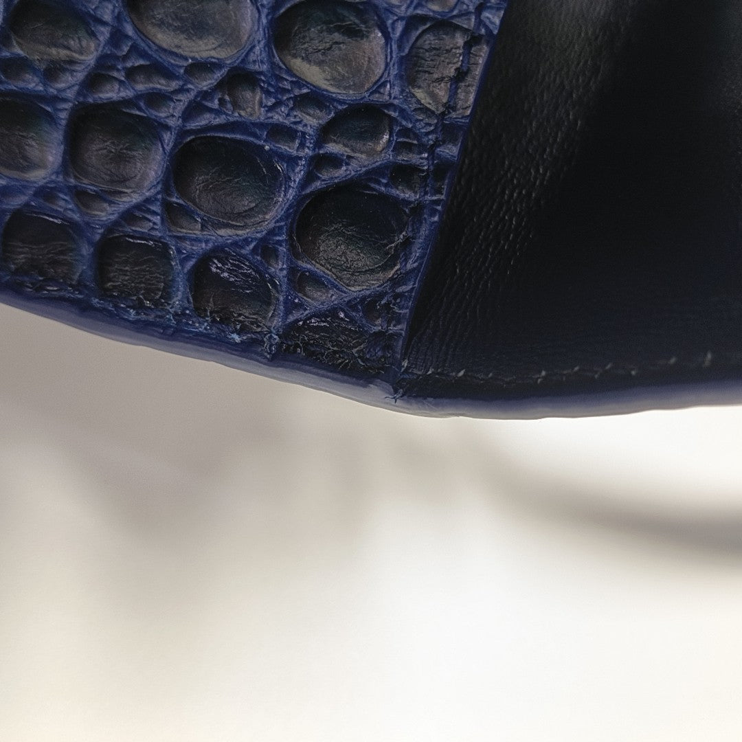Hourglass S Calfskin Blue