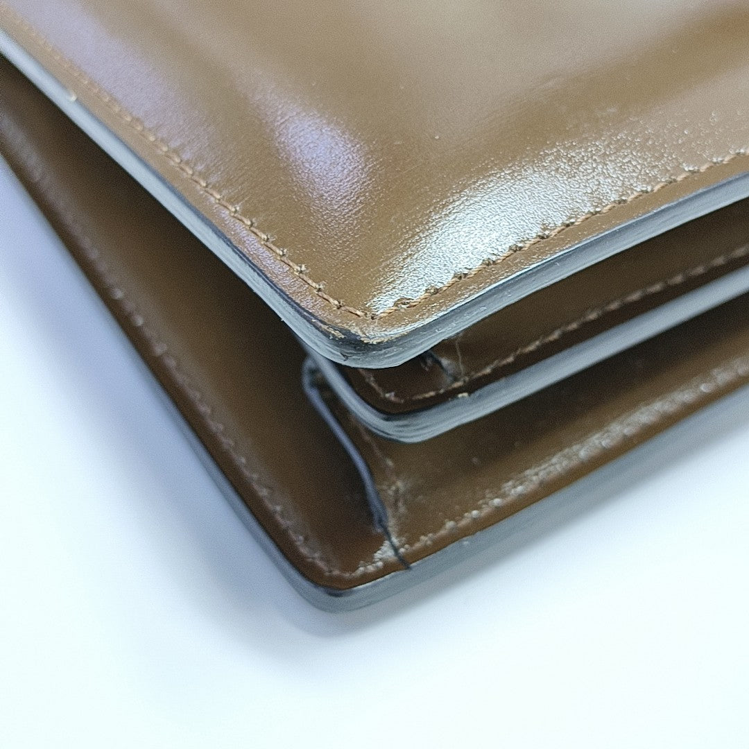 CLASP Medium Calfskin Brown