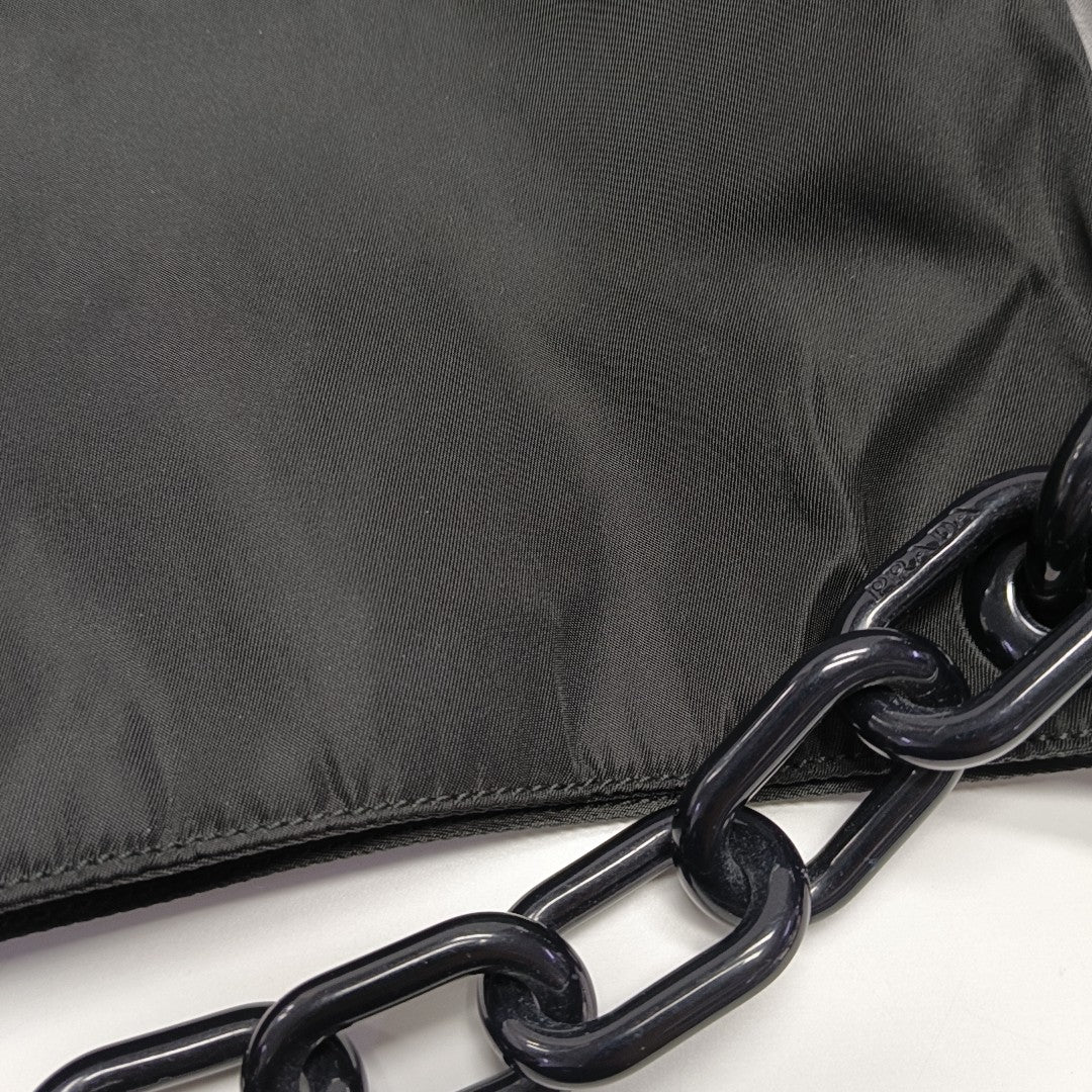 Nylon Shoulder Bag Black