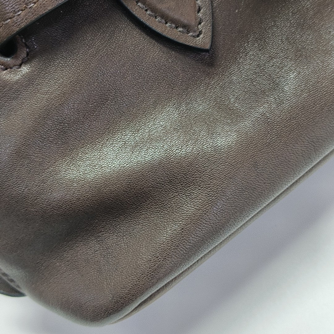 Aventure Small Lambskin Brown