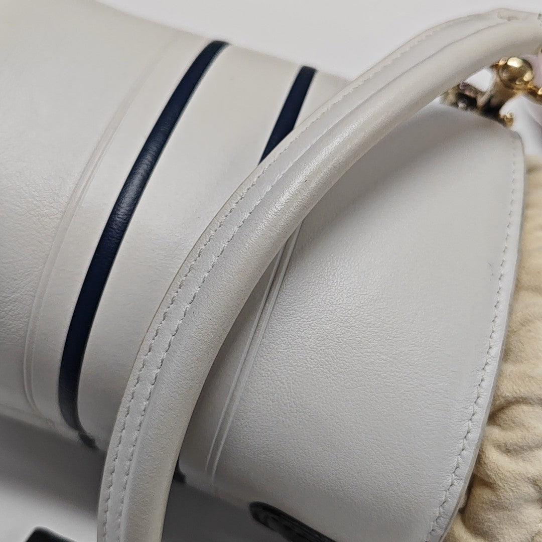Vibe Super Mini Calfskin White