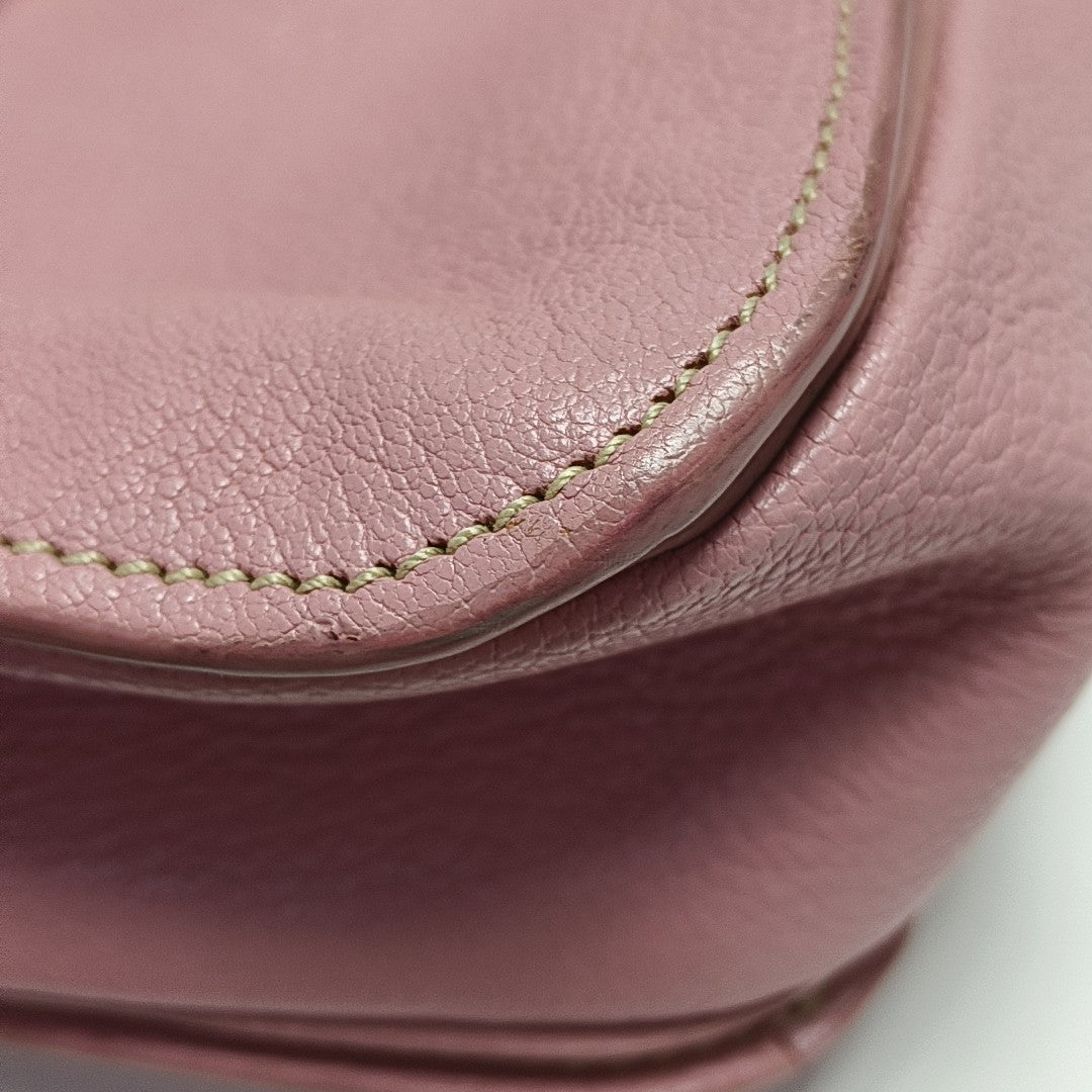 Calfskin Shoulder Bag Pink