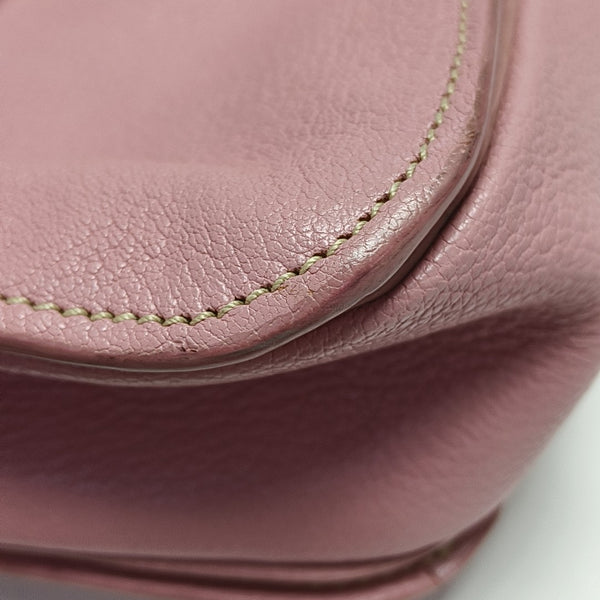 Calfskin Shoulder Bag Pink