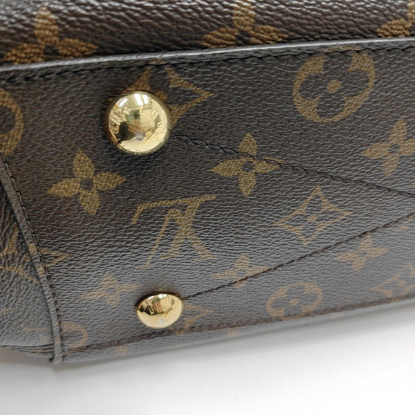 MONTAIGNE Monogram Coated Canvas Brown