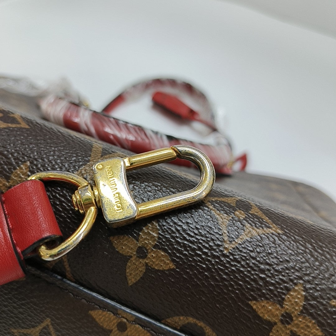 FLOWER Monogram Coated Canvas Brown