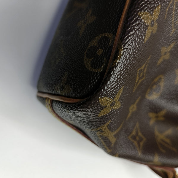 NÉONOÉ Nano Monogram Coated Canvas Brown