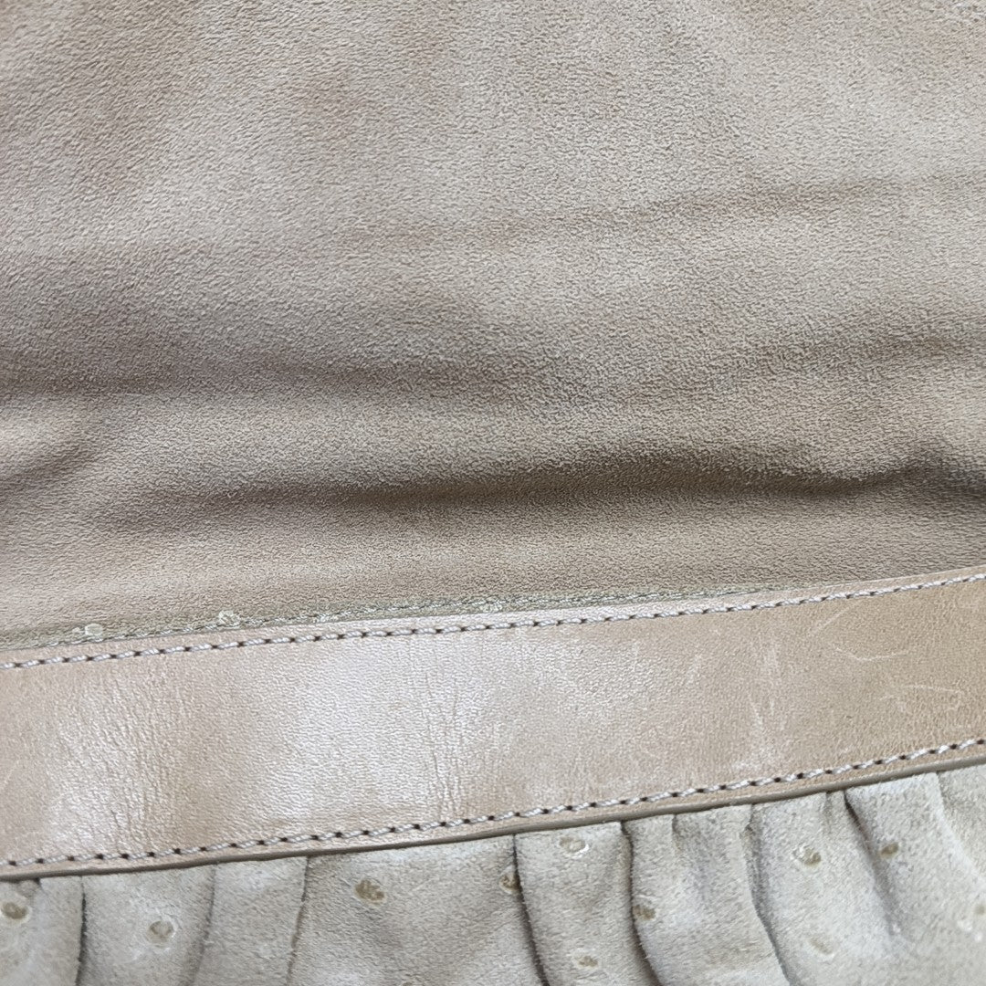 Suede Shoulder Bag Brown