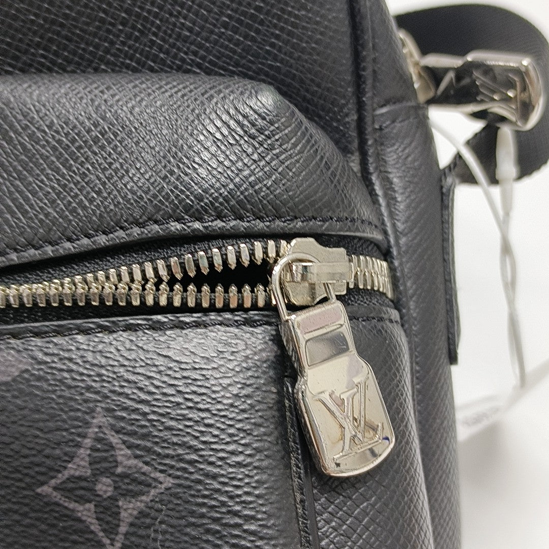 OUTDOOR PM Monogram Coated Canvas Black