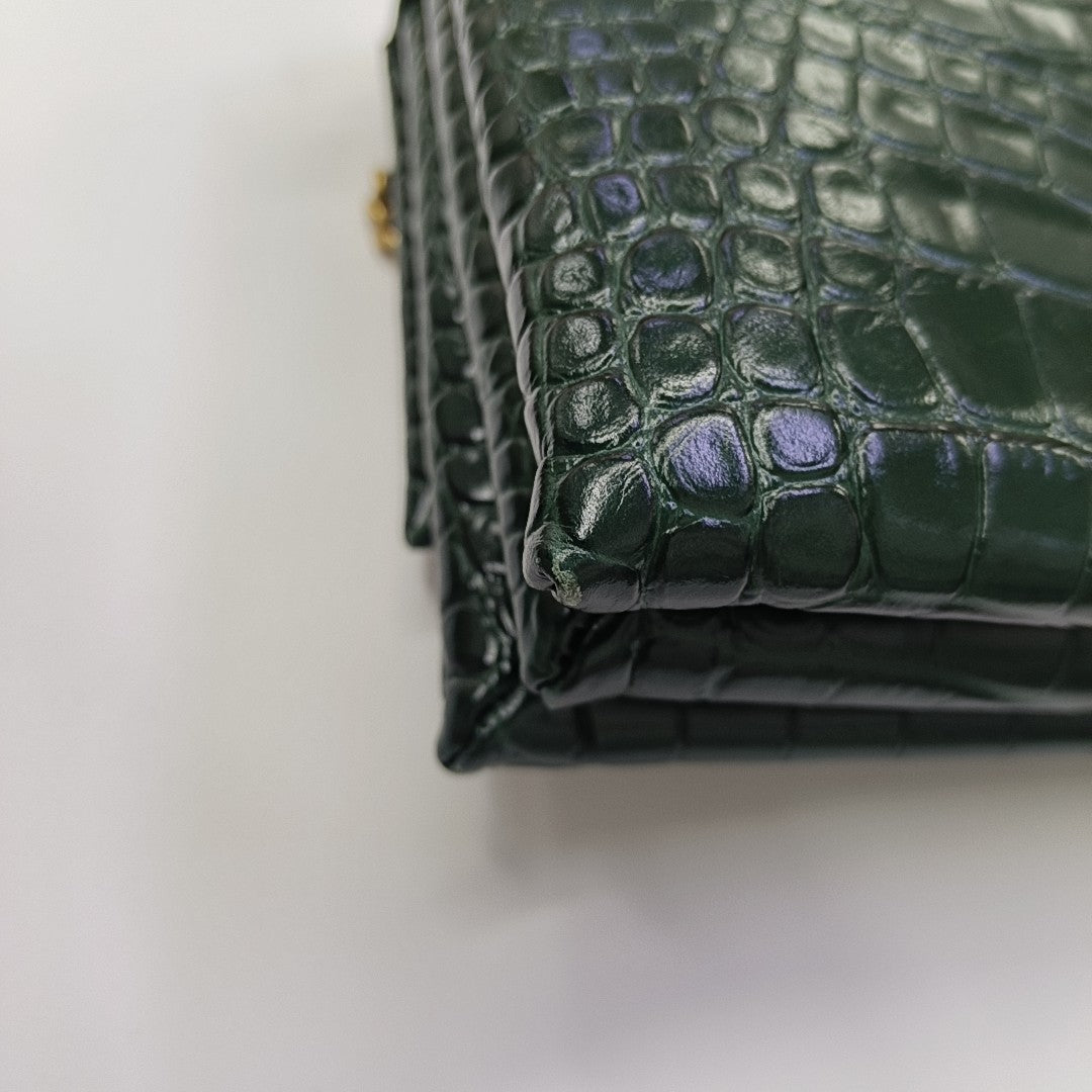 TRIPLET Calfskin Green