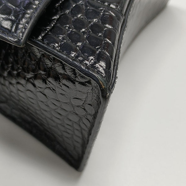 Hourglass S Calfskin Black