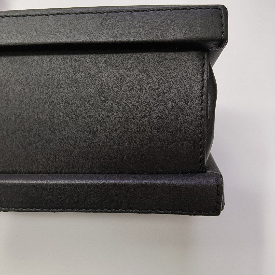 Postal Small Calfskin Black