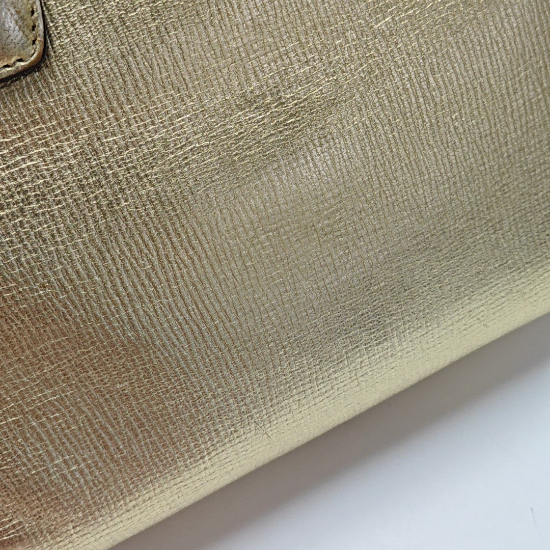 Ferragamo Studio Calfskin Gold