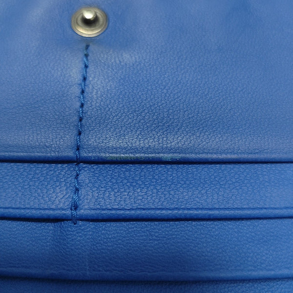 Calfskin Wallet Blue