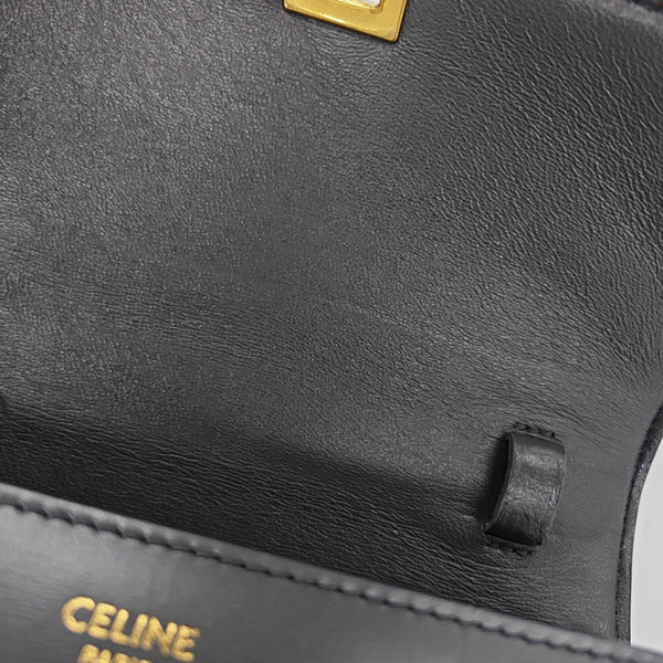 CLASSIC BOX Small Leather Gray