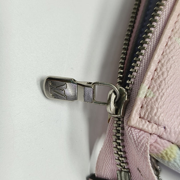 ACCESSOIRES Mini Monogram Coated Canvas Pink