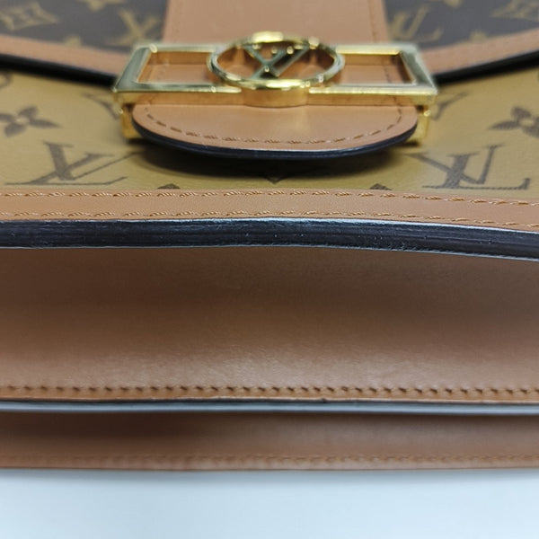 DAUPHINE MM Monogram Coated Canvas Brown