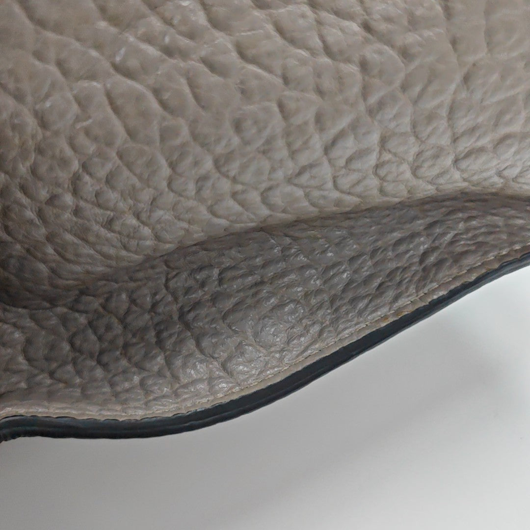 Calfskin Shoulder Bag Gray