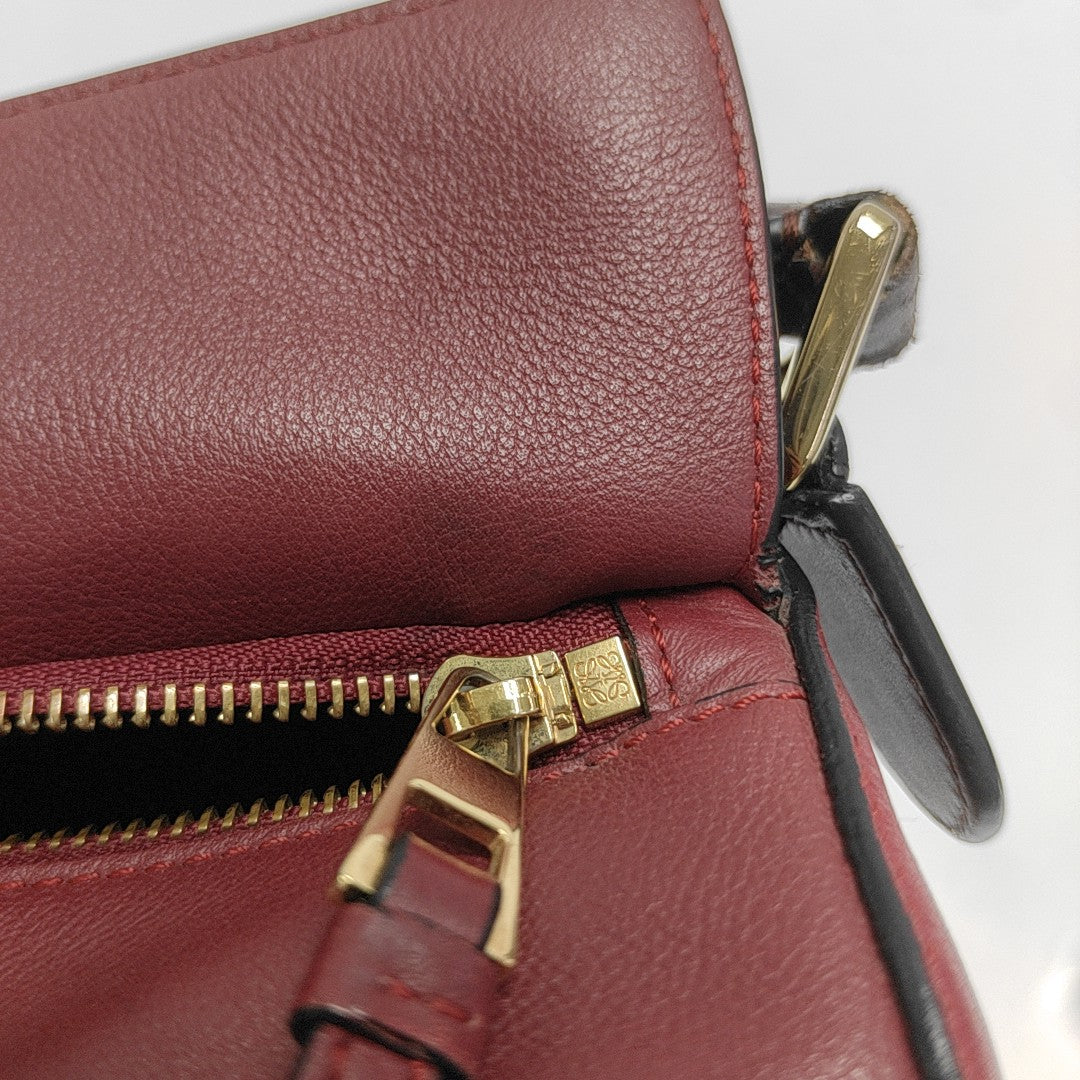 Puzzle Small Calfskin Red