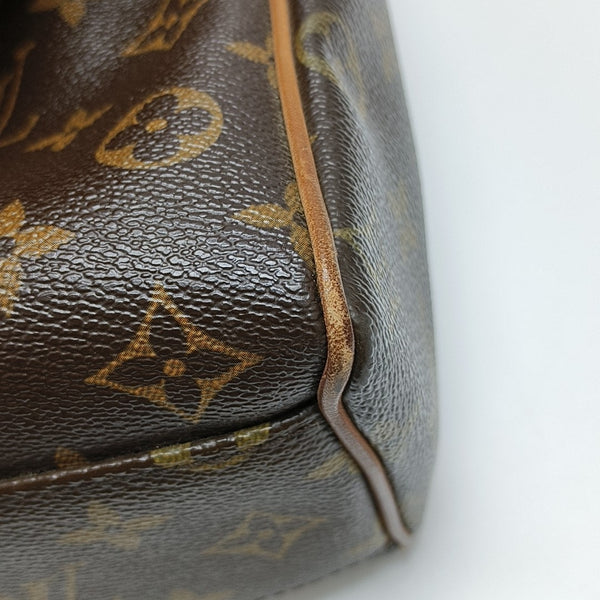 VALMY Monogram Coated Canvas Brown