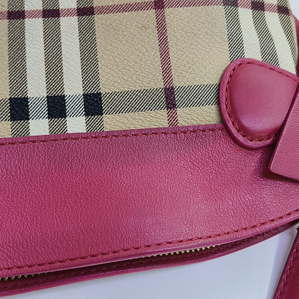 Coated Canvas Shoulder Bag Beige